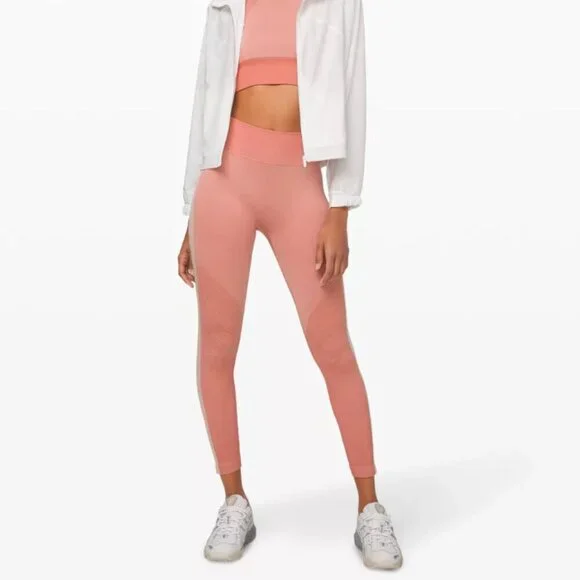 Lululemon Ebb to Train Tight Abstract Pink 21368 - Picture 2 of 13